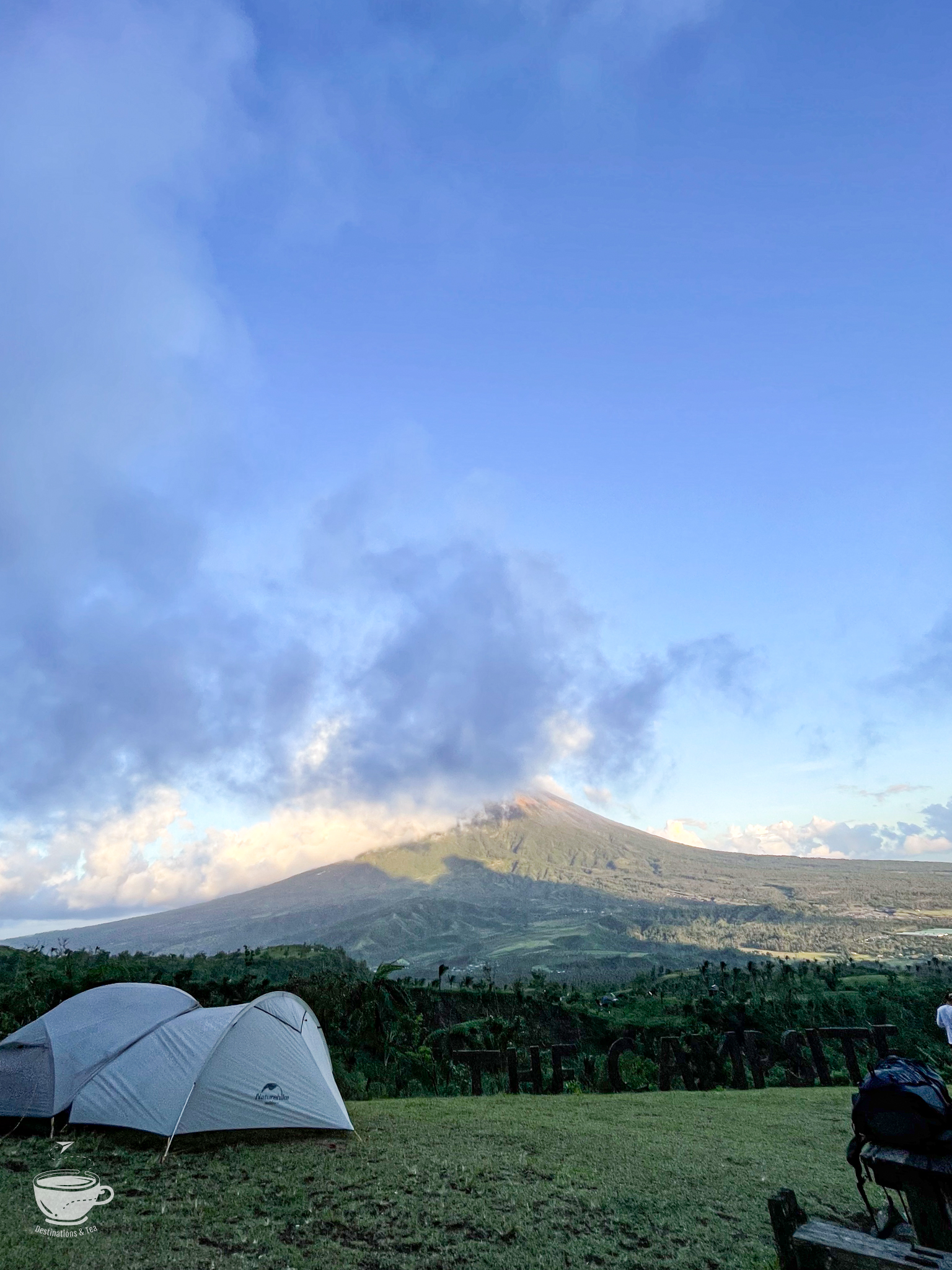 Mt. Masaraga Campsite Camping In Albay With Mt. Mayon View